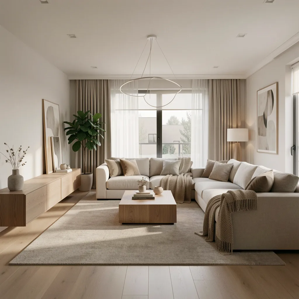 Modern living space visualization